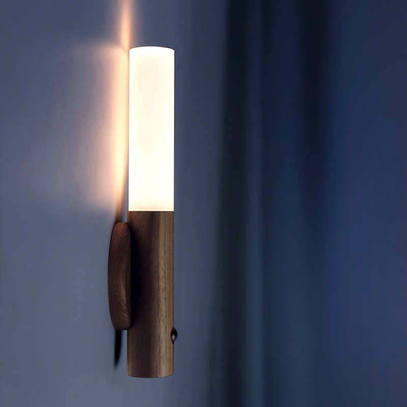 Acheter Lampe LED sans fil avec détecteur de mouvement, Rechargeable par  USB, rétro-éclairage pour armoire, garde-robe, escalier, cuisine