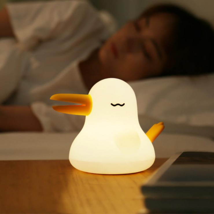 Veilleuse canard silicone USB ou piles