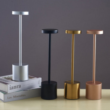 Lampe de table LED (rechargeable / sans fil / tactile)