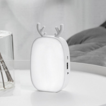 Lampe en forme de cerf rechargeable