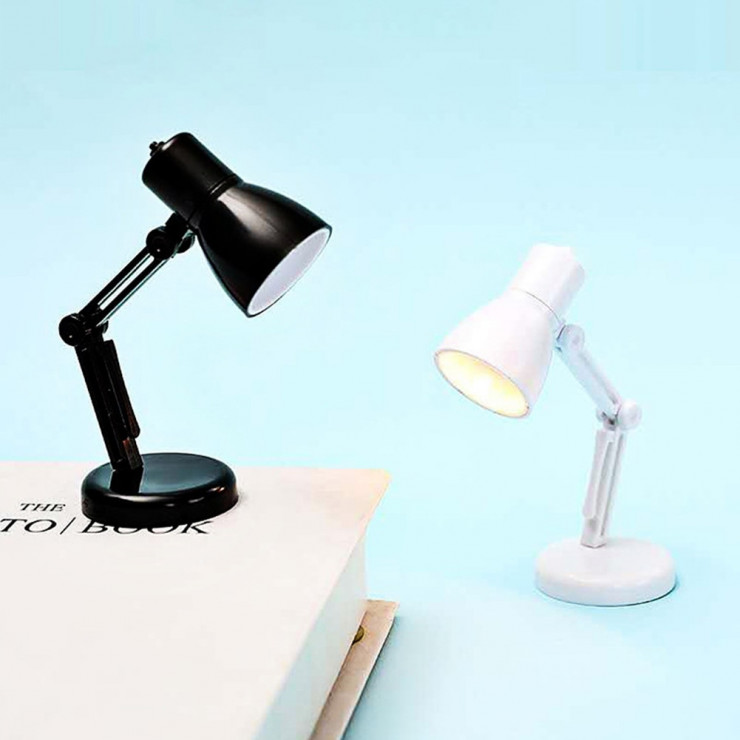 Mini lampe LED flexible à pince