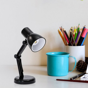 Mini lampe LED flexible à pince